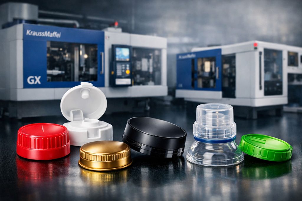 With the right combination of machine and mould technology, moulding expertise, and integrated automation, manufacturers can produce closures that protect the product.